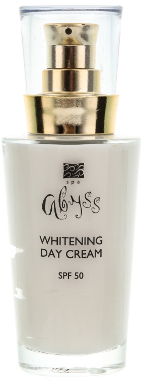 Wybielający krem do twarzy SPF 50 - Spa Abyss Whitening Day Cream SPF 50 — Zdjęcie N1