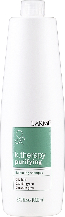 Balansujący szampon do włosów przetłuszczających się - Lakmé K.Therapy Purifying Shampoo — Zdjęcie N3