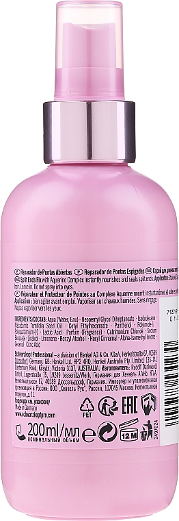 Spray do suchych i rozdwojonych końcówek długich włosów - Schwarzkopf Professional Mad About Lengths Split Ends Fix — Zdjęcie N2