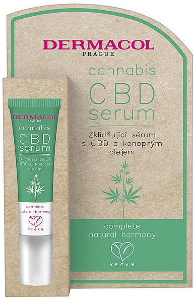 Serum do twarzy z olejem konopnym - Dermacol Cannabis CBD Serum — Zdjęcie N1