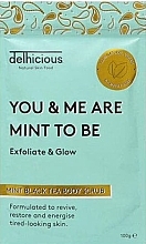 Kup Peeling do ciała z miętą - Delhicious You & Me Are Mint To Be Mint Black Tea Body Scrub