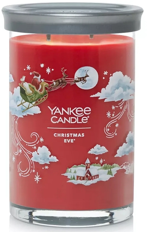 Świeca zapachowa w szkle, Christmas Eve, 2 knoty - Yankee Candle Singnature — Zdjęcie N1