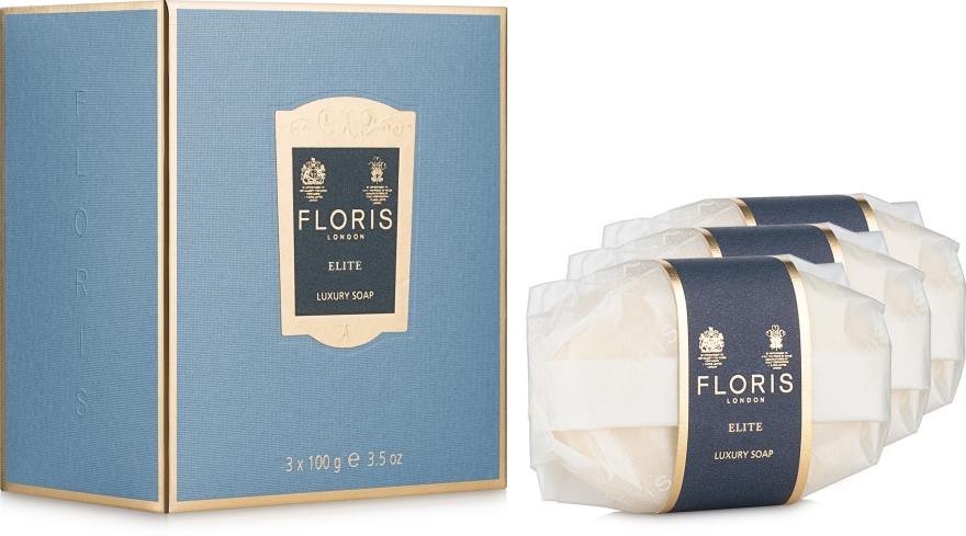 Floris Elite Luxury Soap - Perfumowane mydło w kostce — Zdjęcie N1