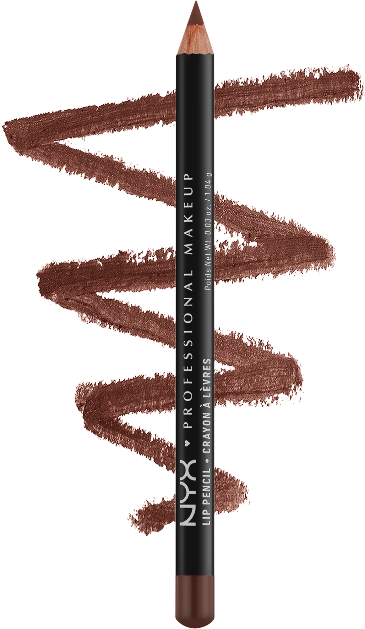 Kredka do ust - NYX Professional Makeup Slim Lip Pencil — Zdjęcie 802 - Brown