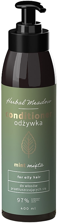 Odżywka do włosów przetłuszczających się Mięta - HiSkin Herbal Meadow Conditioner Mint — Zdjęcie N1