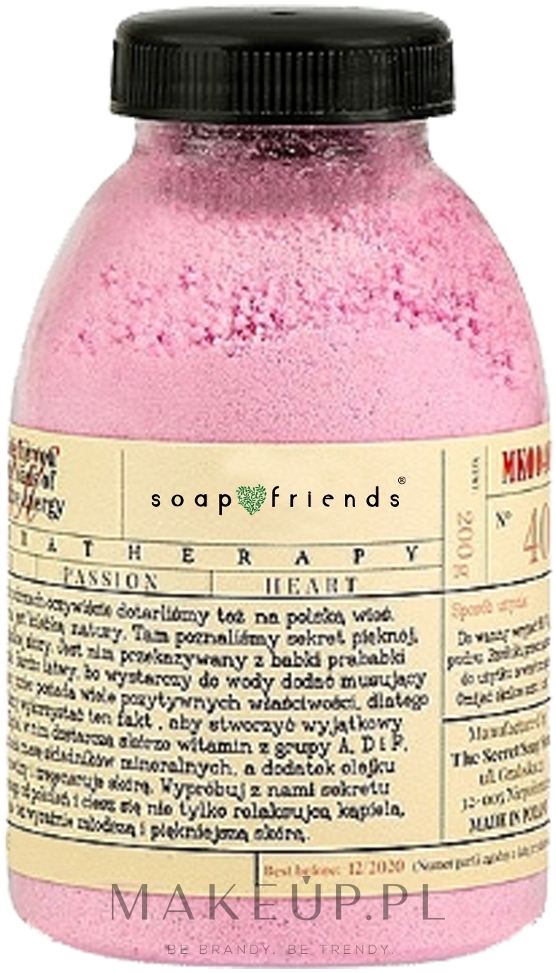 Puder do kąpieli, Malina z cytryną - Soap&Friends — Zdjęcie 200 g