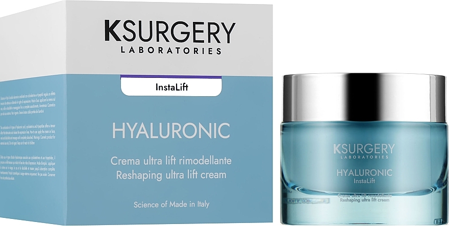 Krem przywracający kontur z efektem ultra-liftingu - K-Surgery Hyaluronic InstaLift Reshaping Ultra Lift Cream — Zdjęcie N1