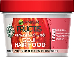 Kup Maska nadająca blask włosom farbowanym - Garnier Fructis Goji Hair Food