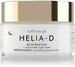 Przeciwzmarszczkowy krem do twarzy na noc, 65+ - Helia-D Cell Concept Cream — Zdjęcie N1