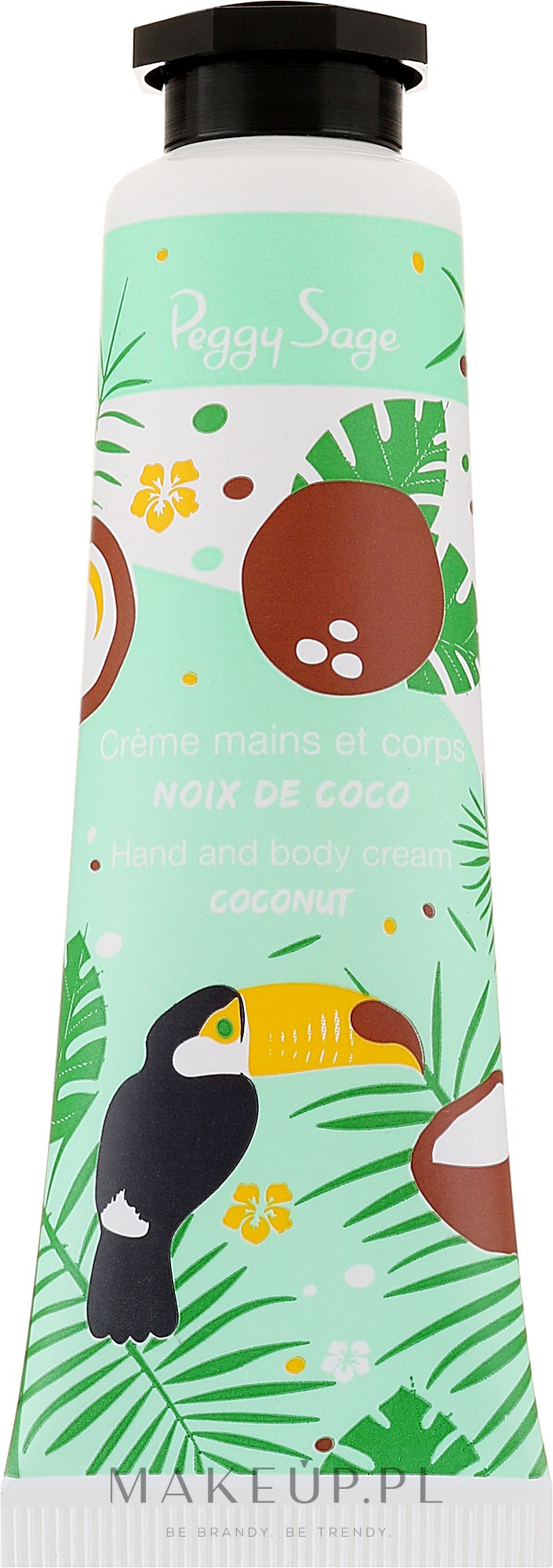 Krem do rąk i ciała Kokos - Peggy Sage Coconut Hand And Body Cream — Zdjęcie 30 ml