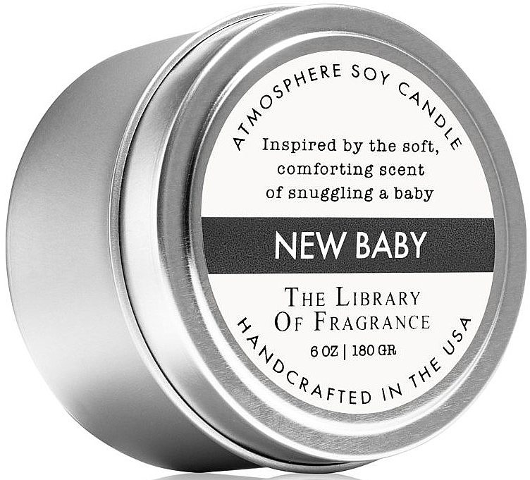 Demeter Fragrance The Library of Fragrance New Baby Atmosphere Soy Candle - Świeca zapachowa — Zdjęcie N1