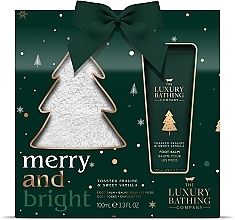 Zestaw - Grace Cole The Luxury Bathing Merry and Bright Set (f/cr/100 ml + socks) — Zdjęcie N1