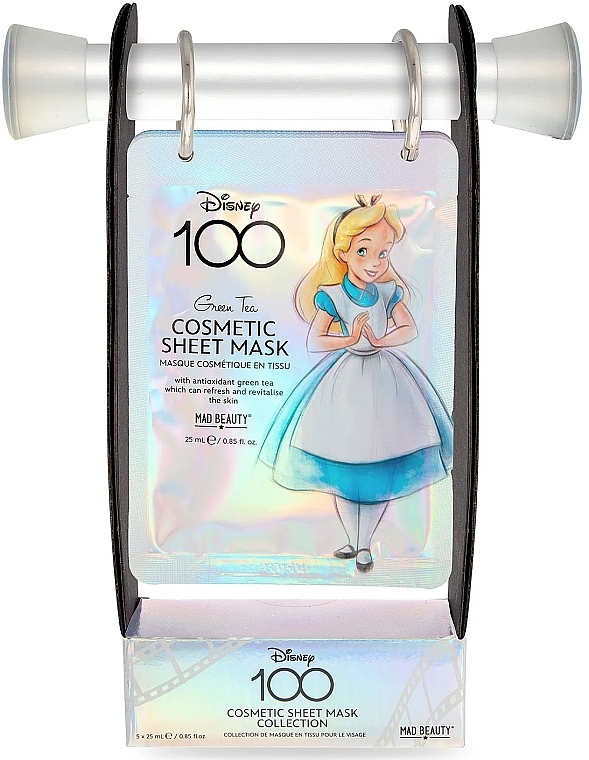 Zestaw maseczek do twarzy - Mad Beauty Disney 100 Face Mask Collection (f/mask/5x25ml) — Zdjęcie N1