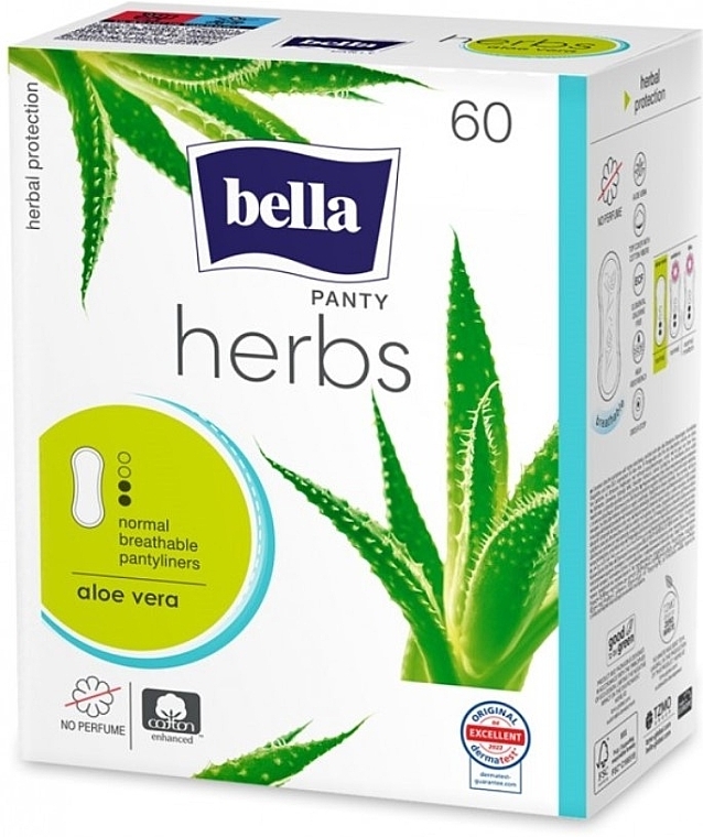 Wkładki 60 szt. - Bella Panty Herbs Aloe Vera — Zdjęcie N1