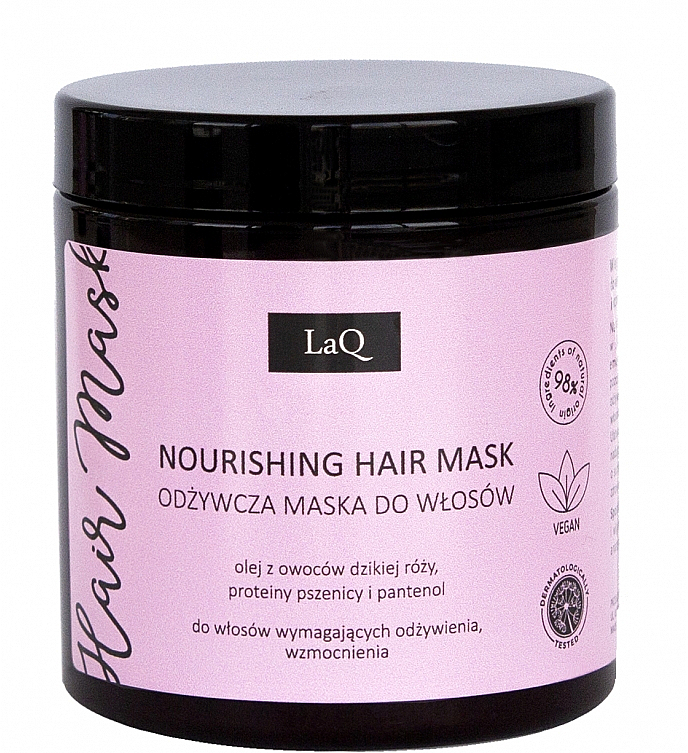 Odżywcza maska do włosów - LaQ Nourishing Hair Mask — фото N1
