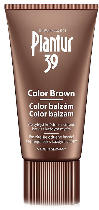 Balsam do włosów w odcieniach brązu - Plantur 39 Color Brown Balm