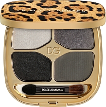 Paletka cieni do powiek - Dolce & Gabbana Felineyes Powder Eyeshadow Quad — Zdjęcie N2