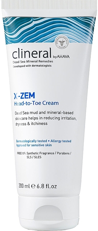 Krem do ciała - Ahava Clineral X-Zem Head-to-Toe Cream (próbka) — Zdjęcie N1