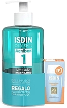 Zestaw - Isdin Acniben (cl/gel/400ml + sun/cr/10ml) — Zdjęcie N1