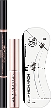 Zestaw - Anastasia Beverly Hills Brow Beginners Kit Taupe (br/Pencil/0.2g + Gel/Mini/2.5ml + Stencils) — Zdjęcie N2