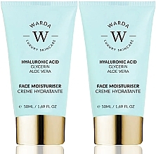 Kup Zestaw - Warda Skin Hydration Boost Hyaluronic Acid Moisturizer (face/cr/2x50ml)