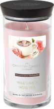 Kup Świeca zapachowa w szkle - The Country Candle Company Town & Country Wild Lime & Rose Tea Candle