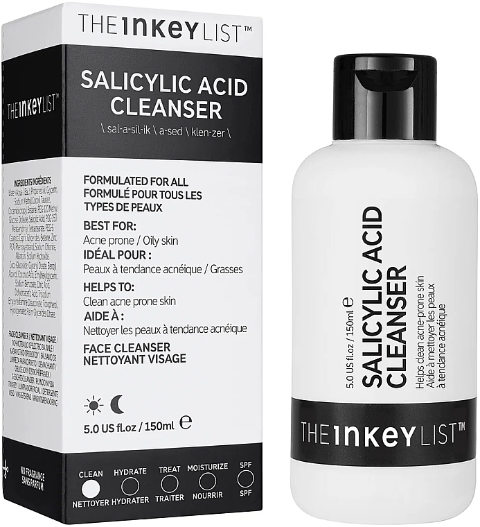 Żel oczyszczający z kwasem salicylowym - The Inkey List Salicylic Acid Cleanser — Zdjęcie N2