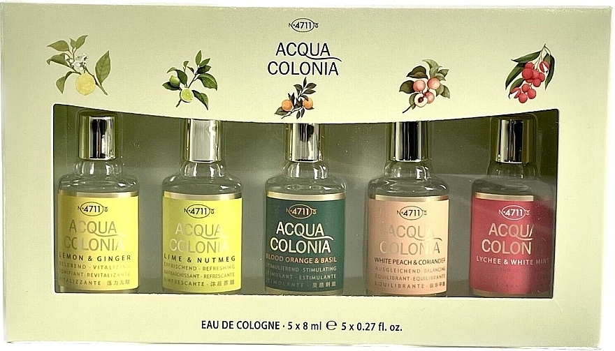 Maurer & Wirtz 4711 Acqua Colonia Mini Set - Zestaw (edc/5x8ml) — Zdjęcie N3