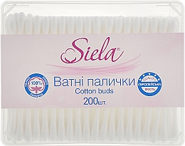 Patyczki kosmetyczne w pudełku - Siela Cotton Buds — Zdjęcie N1