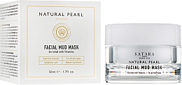 Kup Maska błotna na bazie błota, minerałów i soli z Morza Martwego - Satara Natural Pearl Facial Mud Mask