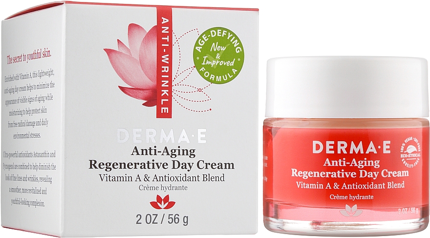 Przeciwstarzeniowy krem przeciwutleniający na dzień - Derma E Anti-Wrinkle Regenerative Day Cream — Zdjęcie N2