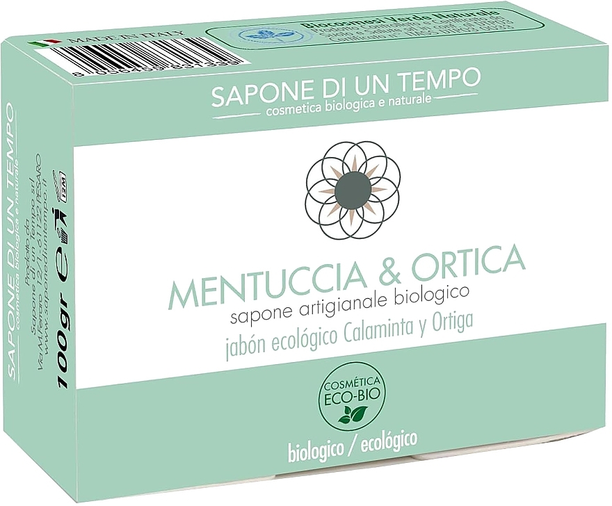 Organiczne mydło Pokrzywa i mięta - Sapone Di Un Tempo Organic Soap Nettle Mint — Zdjęcie N1
