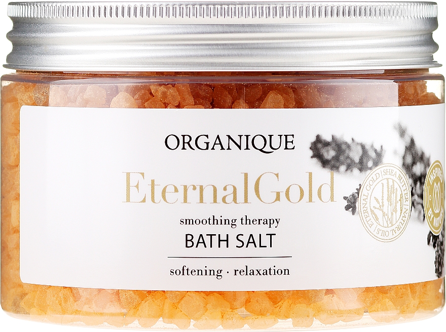 Relaksująca sól do kąpieli - Organique Eternal Gold Bath Salt — Zdjęcie N1