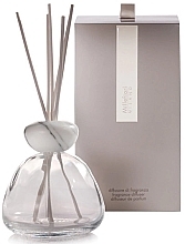 Kup Dyfuzor zapachowy bez wypełniacza, 400 ml, biały - Millefiori Milano Marble Glass Clear Diffuser White Cap