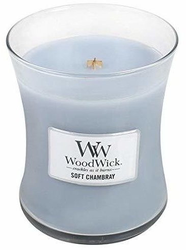Świeca zapachowa w szkle - WoodWick Hourglass Candle Soft Chambray — Zdjęcie N2