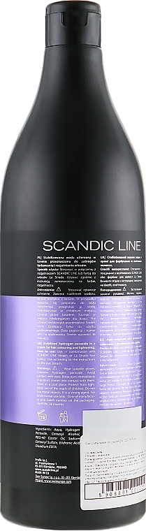 Oksydant do włosów 3% - Scandic Scandic Line Oxydant Creme 3% — Zdjęcie N4