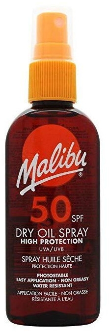 Przeciwsłoneczny suchy olejek do ciała SPF 50 - Malibu Continuous Dry Oil Spray — Zdjęcie N1