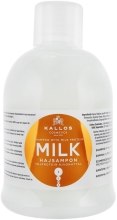 Szampon do włosów z wyciągiem z protein mlecznych - Kallos Cosmetics Milk Protein Shampoo — Zdjęcie N2