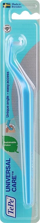 Szczoteczka do zębów do protez i implantów, niebieska - TePe Universal Care — Zdjęcie N1