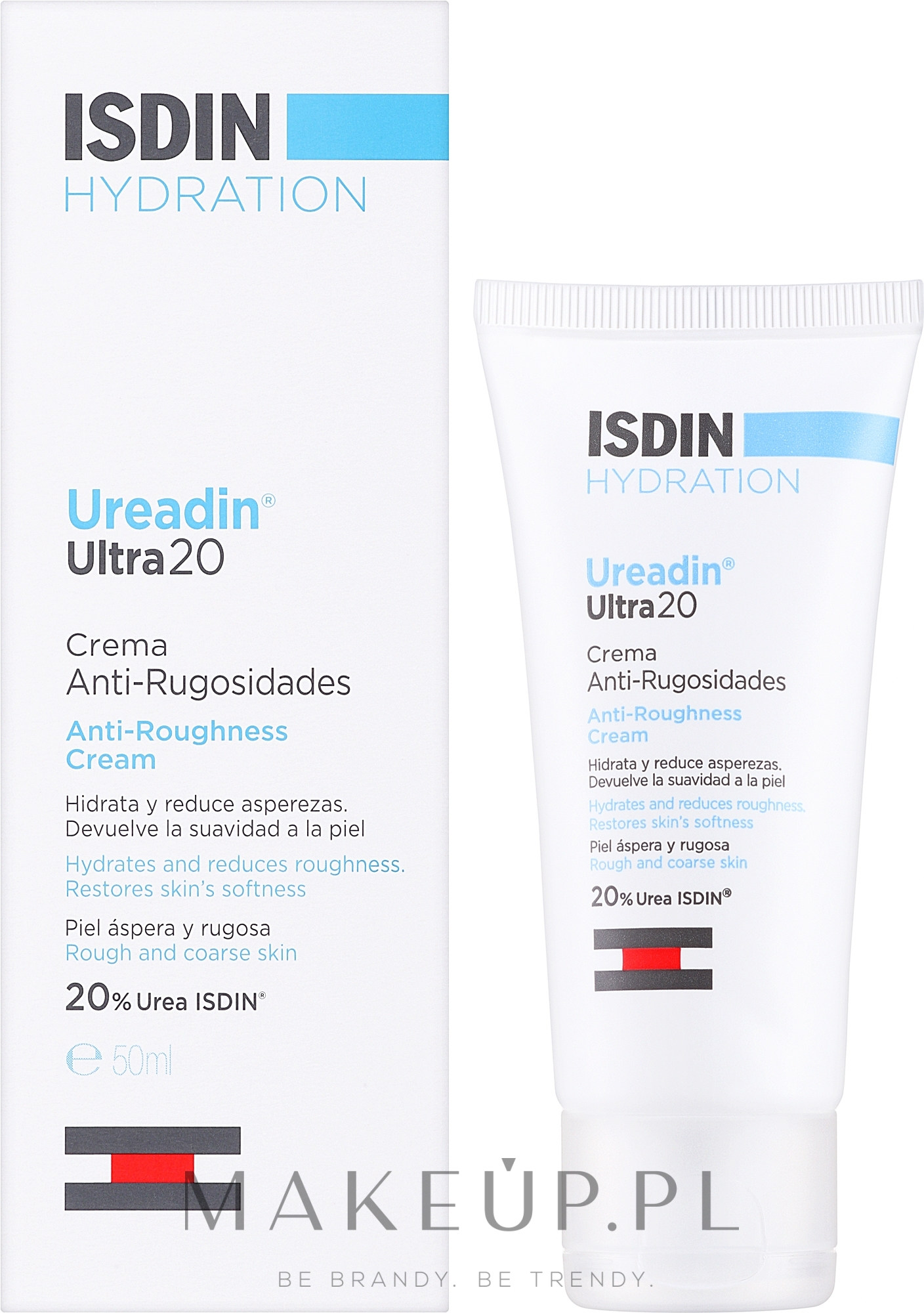 Zmiękczający krem do ciała - Isdin Ureadin Ultra 20 Anti-Roughness Cream — Zdjęcie 50 ml