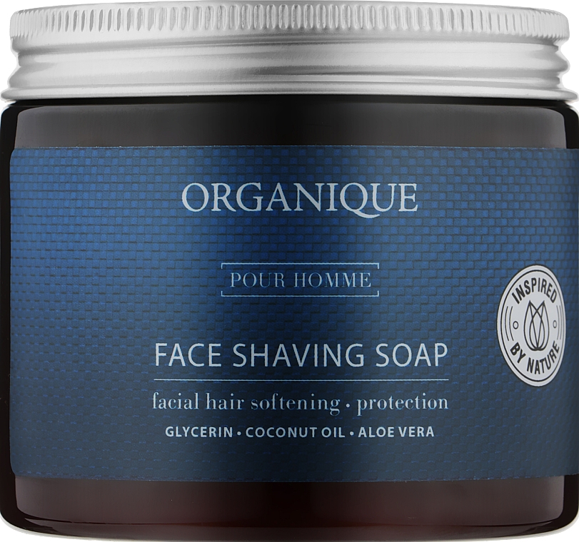 Mydło do golenia - Organique Naturals Pour Homme Face Shaving Soap — Zdjęcie N3