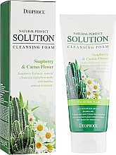 Kup Oczyszczający płyn do mycia twarzy z ekstraktem z kaktusa - Deoproce Natural Perfect Solution Cleansing Foam Mild