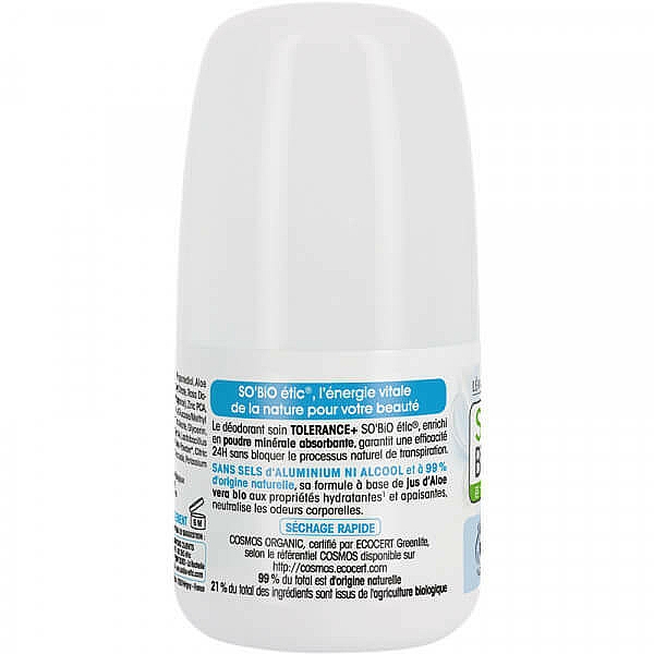 Dezodorant w kulce z aloesem - So'Bio Etic Aloe Vera Deodorant Roll-on — Zdjęcie N2