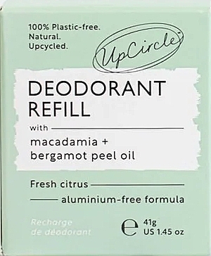 Naturalny dezodorant - UpCircle Refillable Deodorant with Macadamia + Bergamot (jednostka zamienna) — Zdjęcie N2