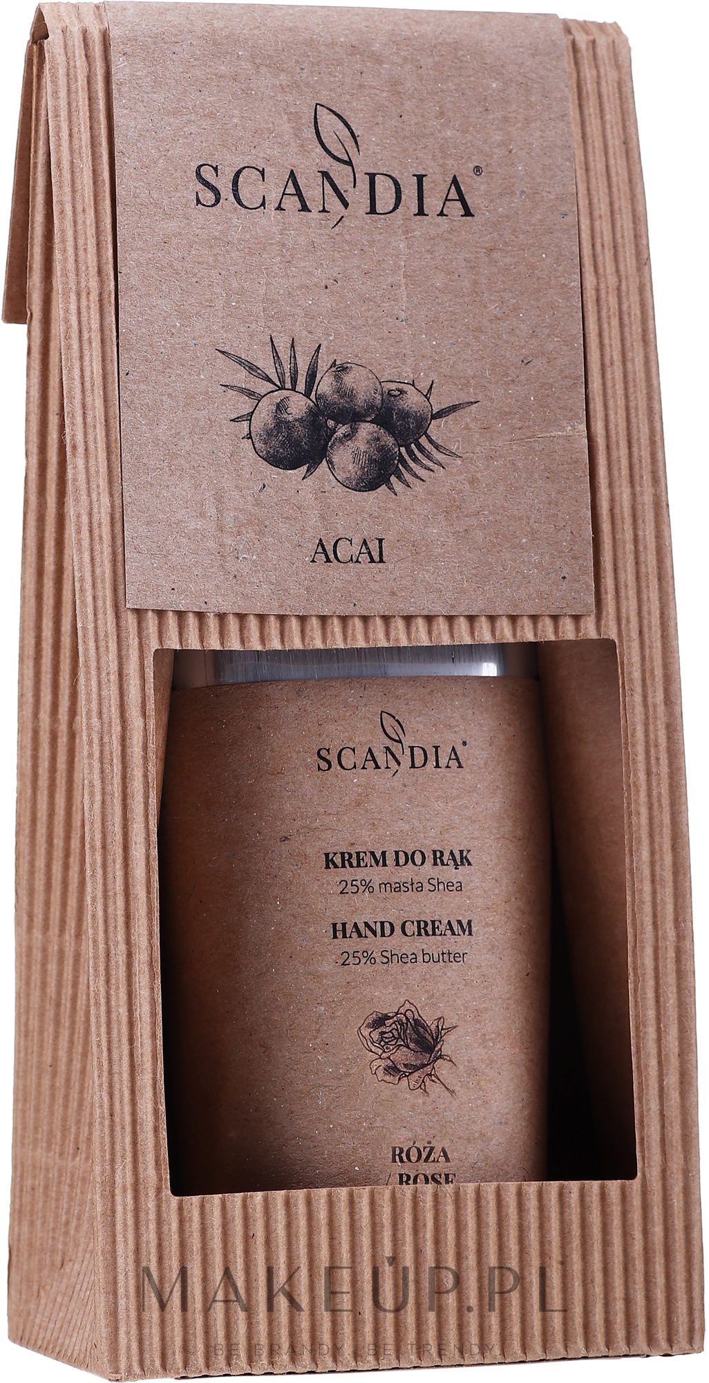 Krem do rąk Róża - Scandia Cosmetics Hand Cream 25% Shea Rose — Zdjęcie 70 ml