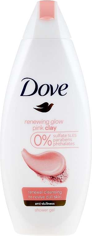 Oczyszczający żel pod prysznic Różowa glinka - Dove Renewing Glow Pink Clay Shower Gel — Zdjęcie N1