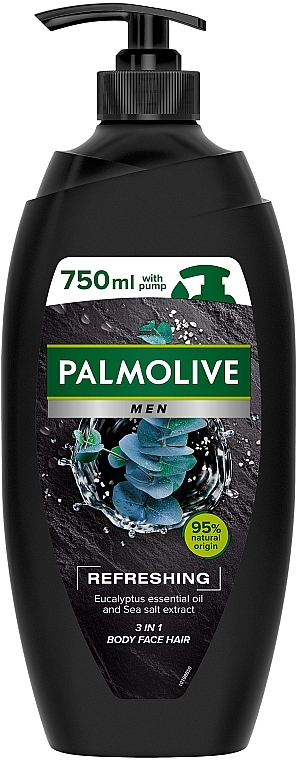 Odświeżający żel pod prysznic dla mężczyzn 3w1 eukaliptus i sól morska - Palmolive MEN Refreshing — Zdjęcie N4