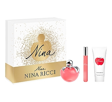 Nina Ricci Nina - Zestaw (edt/50ml + edt/10ml + b/lot/75ml) — Zdjęcie N1