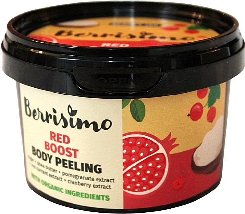 Peeling do ciała - Berrisimo Red Boost Body Peeling