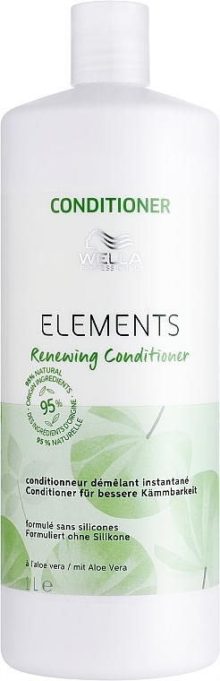 Regenerująca odżywka do włosów - Wella Professionals Elements Renewing Conditioner — Zdjęcie N1